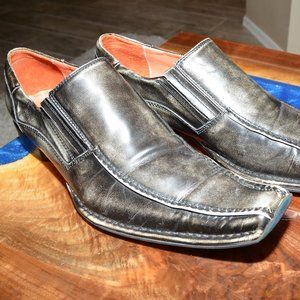 Aldo Mens Loafers Square Toe 44 Contrast Stitching